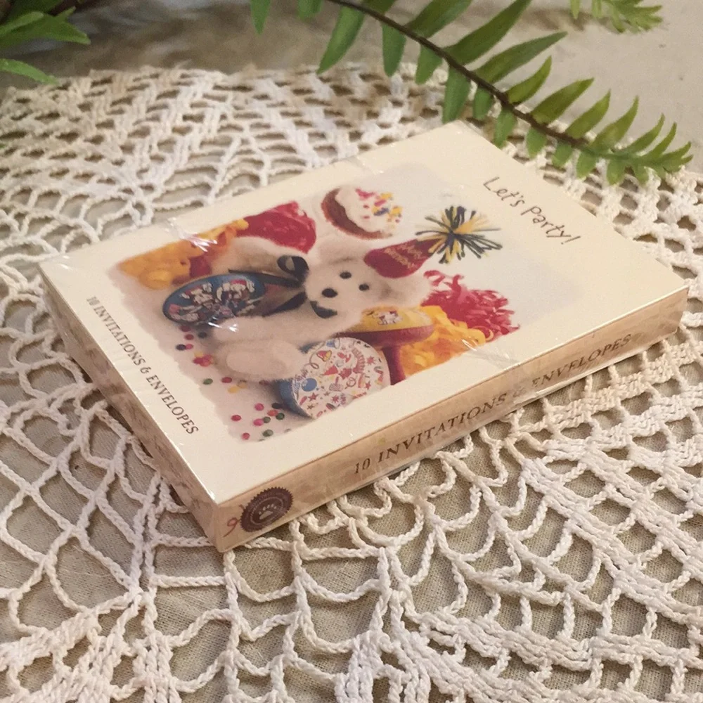 Vintage Boyd’s Bears Collection Party Invitations In Box Y2K